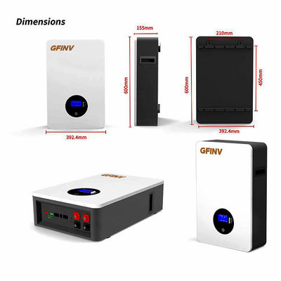 ROHS Certified Solar Lifepo4 Battery 3kw 5kw 10kw For House Energy Storage