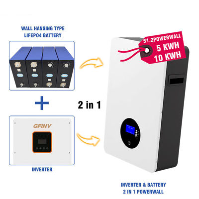 51.2V 100Ah Wall Mount Lifepo4 Battery