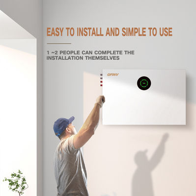 5kw 7kw Household Wall Mount Lifepo4 Battery 200ah 51.2v 48v Parallel Support