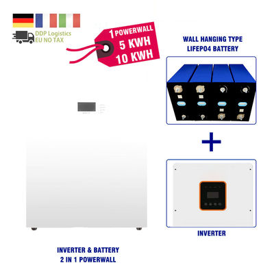 OEM ODM 100AH Lifepo4 Solar Battery 5KW Off Grid And Hybrid Solar System
