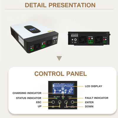 Air Cooled On Grid Solar Inverters 120V To 450Vdc With Varying Output Voltage