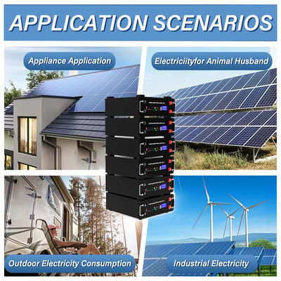 Residential Compact Rackmount Lifepo4 Battery 6000 Times Life Cycle