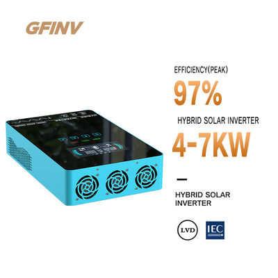 Wireless IP65 Rated On Grid Power Inverter 6kw Solar Inverter Wifi Monitoring
