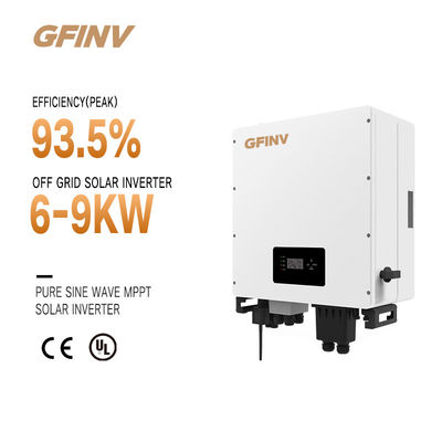 Residential 6kw 9kw Three Phase On Grid Solar Inverters 380V Quick Backup