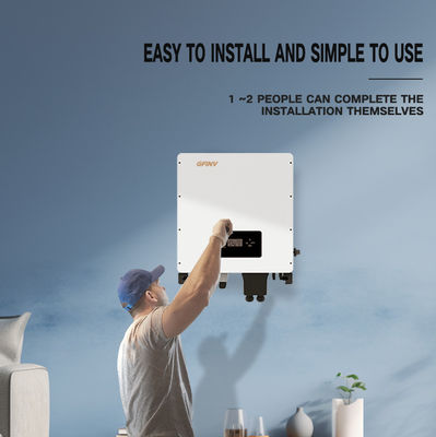 8kW-19.2kW On Off Grid Hybrid Solar Inverter DC200V-DC750V Input Voltage