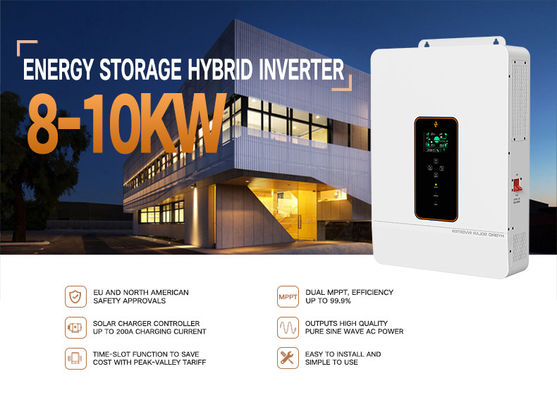 8kW-10kW Hybrid Solar Inverters For Residential And Commercial Use