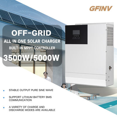 Multiple Input 40A 4400W Off Grid Solar Inverters 120/230Vac Single / Three Phase
