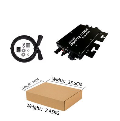 Single Phase 120V 230V Grid Solar Micro Inverter 20V-50V 200mmx230mm X 40mm