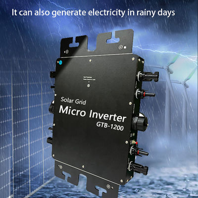 Lightweight 220VAC Solar Micro Inverter 1000W 1400W 1600W Power Supply