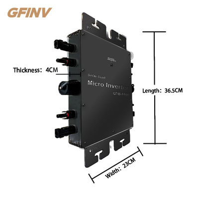 Lightweight 220VAC Solar Micro Inverter 1000W 1400W 1600W Power Supply