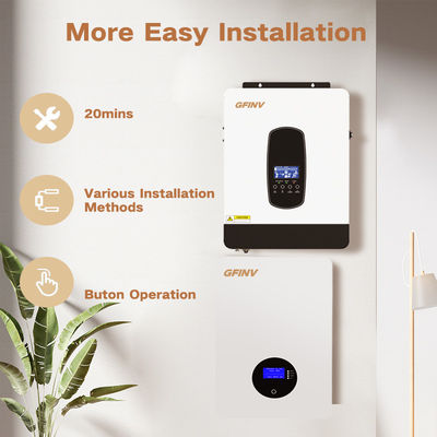 48V 100Ah Rechargeable Home Lithium Battery Storage Wall / Floor Mounted
