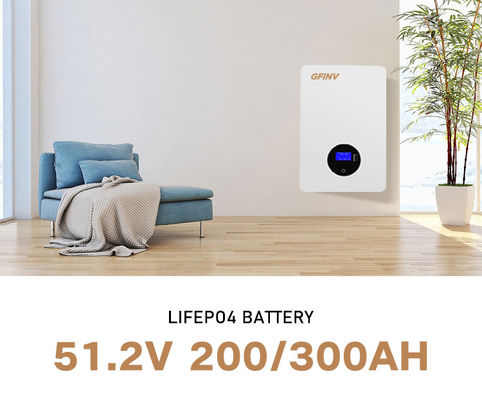 UN38.3 Certified Residential Wall Mount Lifepo4 Battery 100A Energy Efficiency