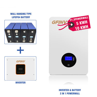 Space Saving 5kwh 10kwh Solar Battery Wall Mount Lithium Battery For Home Storage