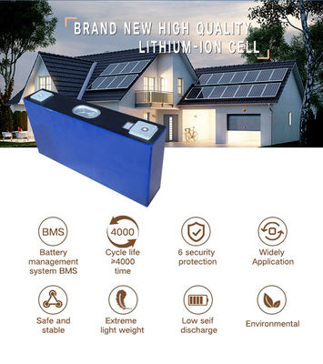 Multipurpose  Use Li Ion Battery Cell  3.2 V Lifepo4 Prismatic Battery Cell